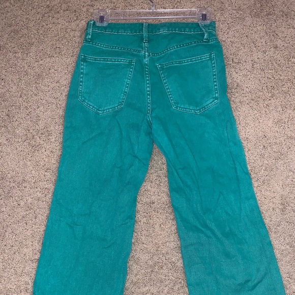 Green BDG Urban Outfitters bell bottom jeans - Picture 2 of 5